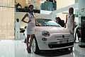 Fiat 500 by Gucci come testimonial Natasha Poly 